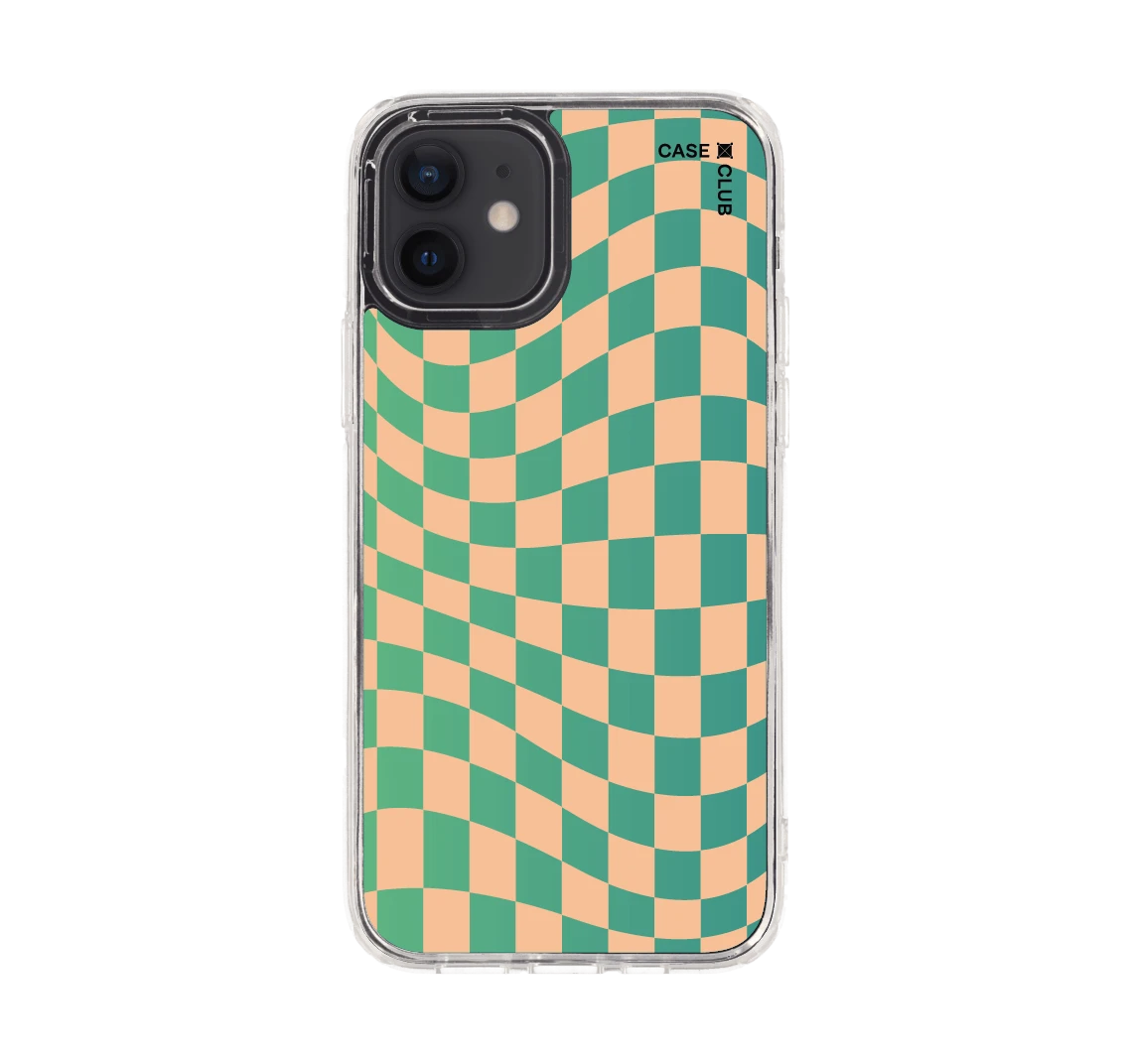 green gradient grid